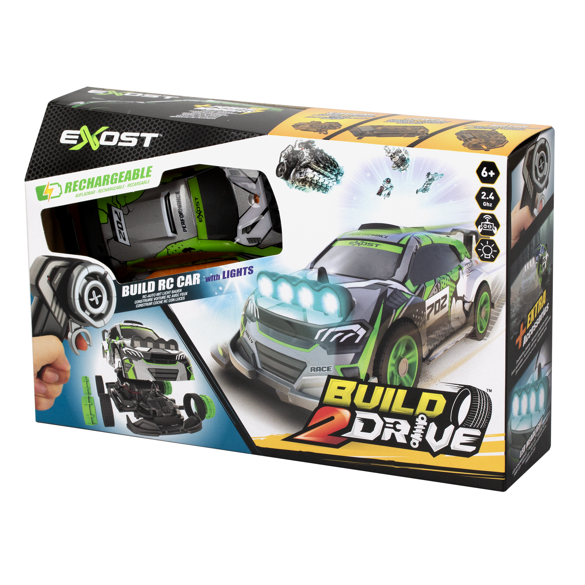 Silverlit Exost Build 2 Drive - Rally Spotlights