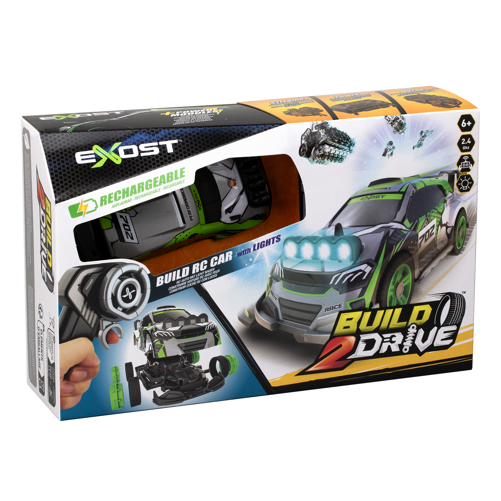 Silverlit Exost Build 2 Drive - Rally Spotlights