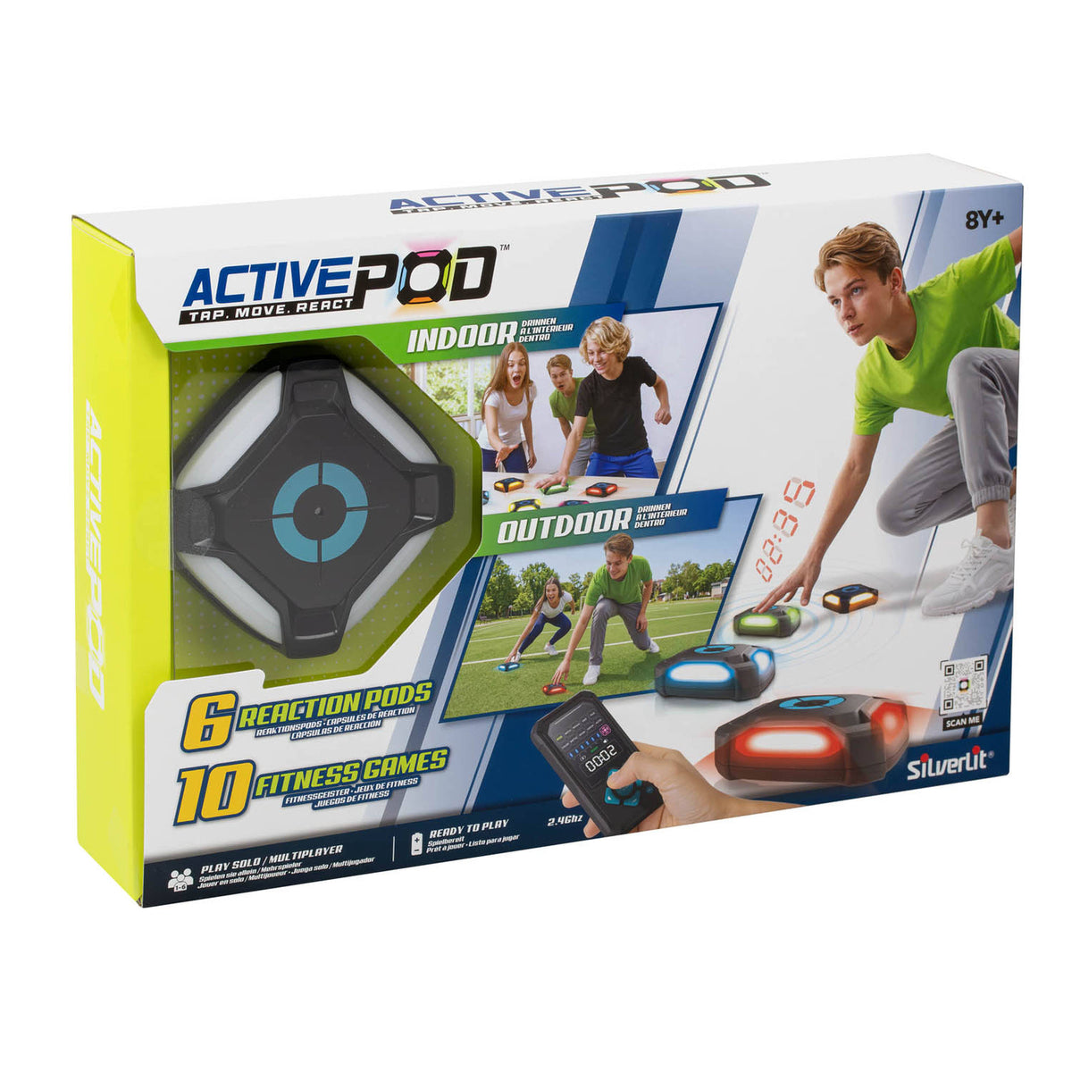 Silverlit ActivePod Interactive Light-Reaction Training System game for indoors and outdoors.