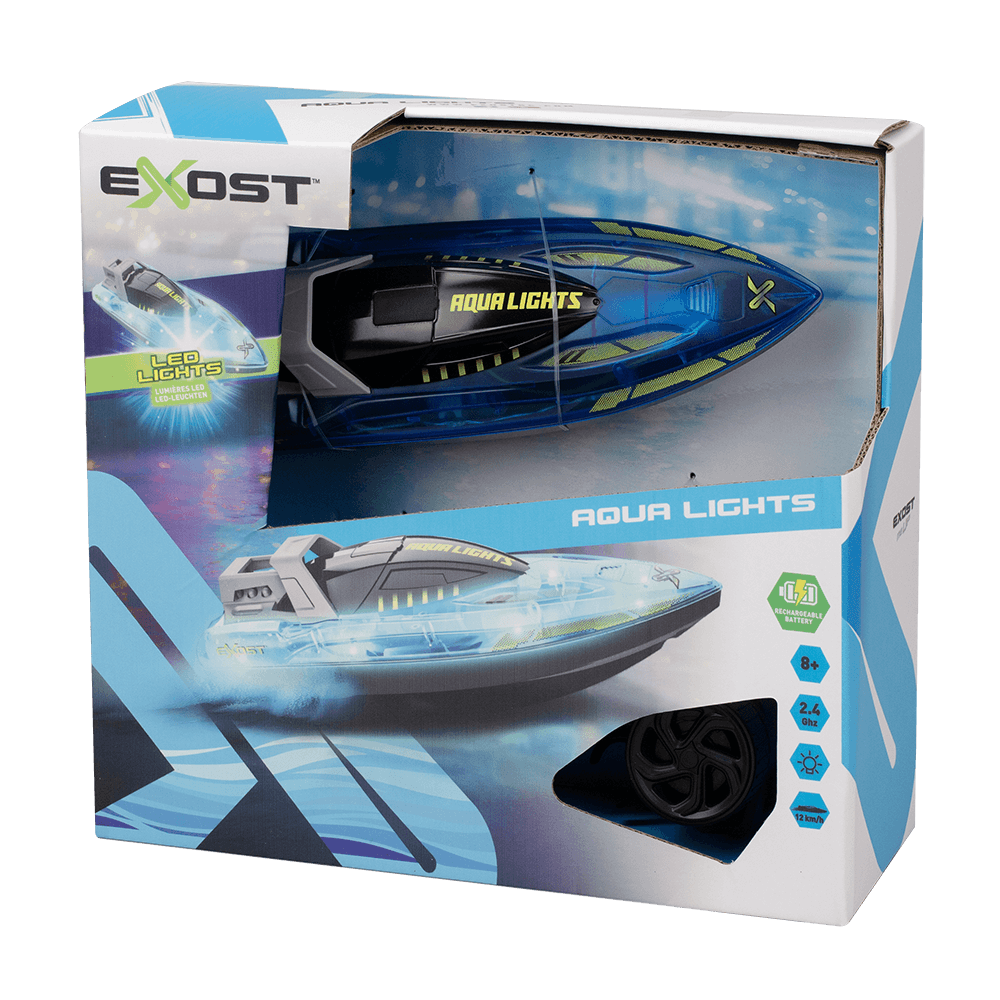 Silverlit Exost Aqua Lights Speedboat Remote Control
