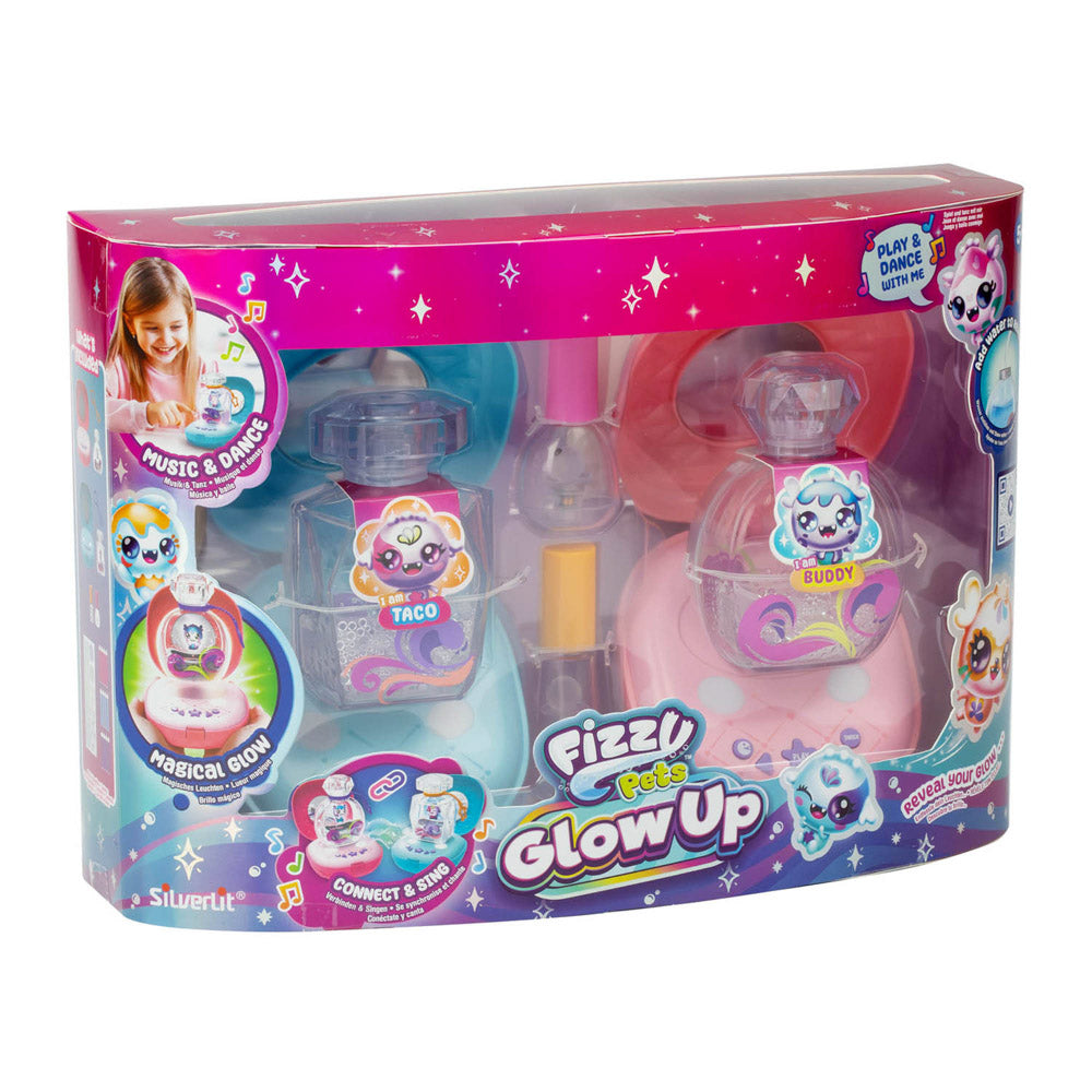 Silverlit Fizzy Pets Glow Up Duo Pack toys.