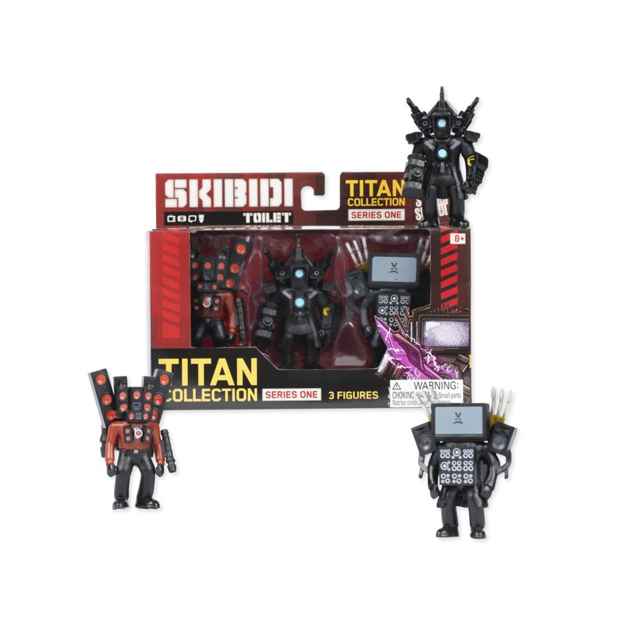 Skibidi Toilet Titan 3-Pack