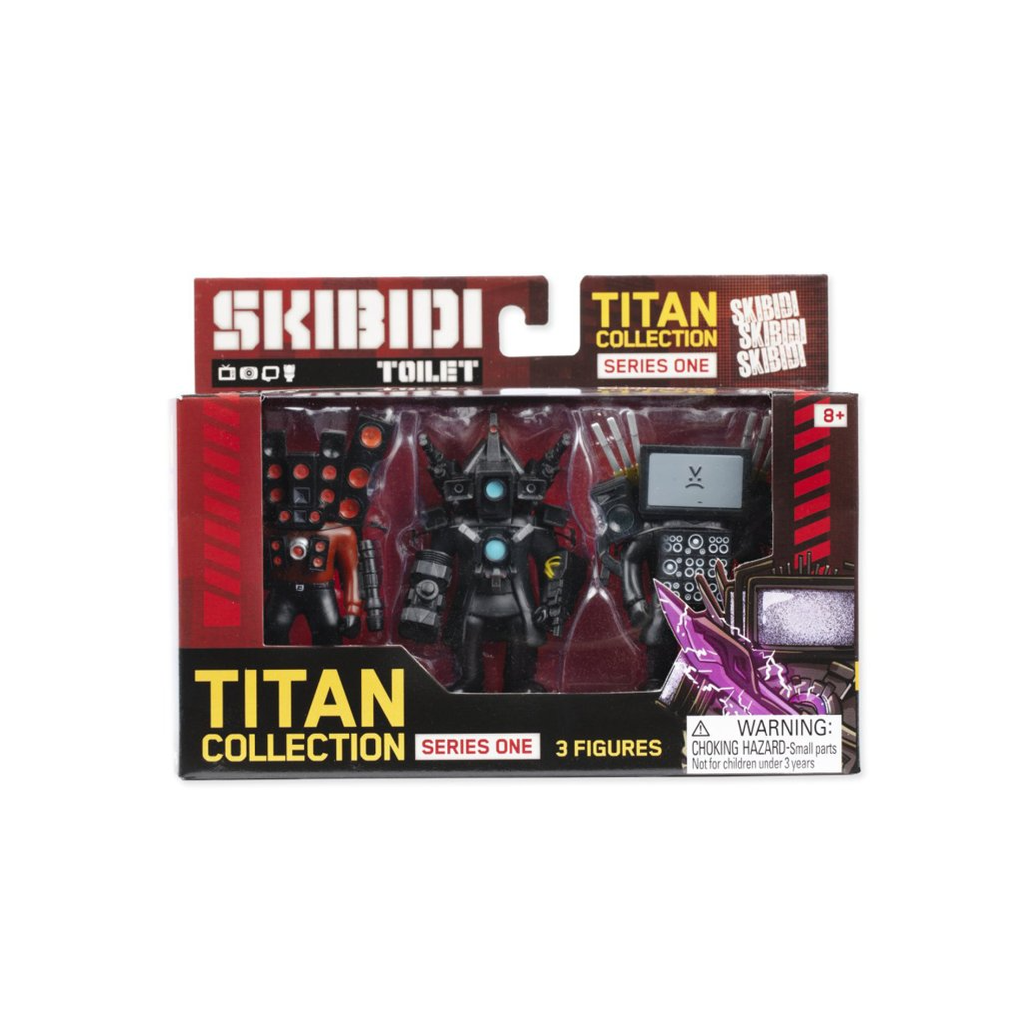 Skibidi Toilet Titan 3-Pack