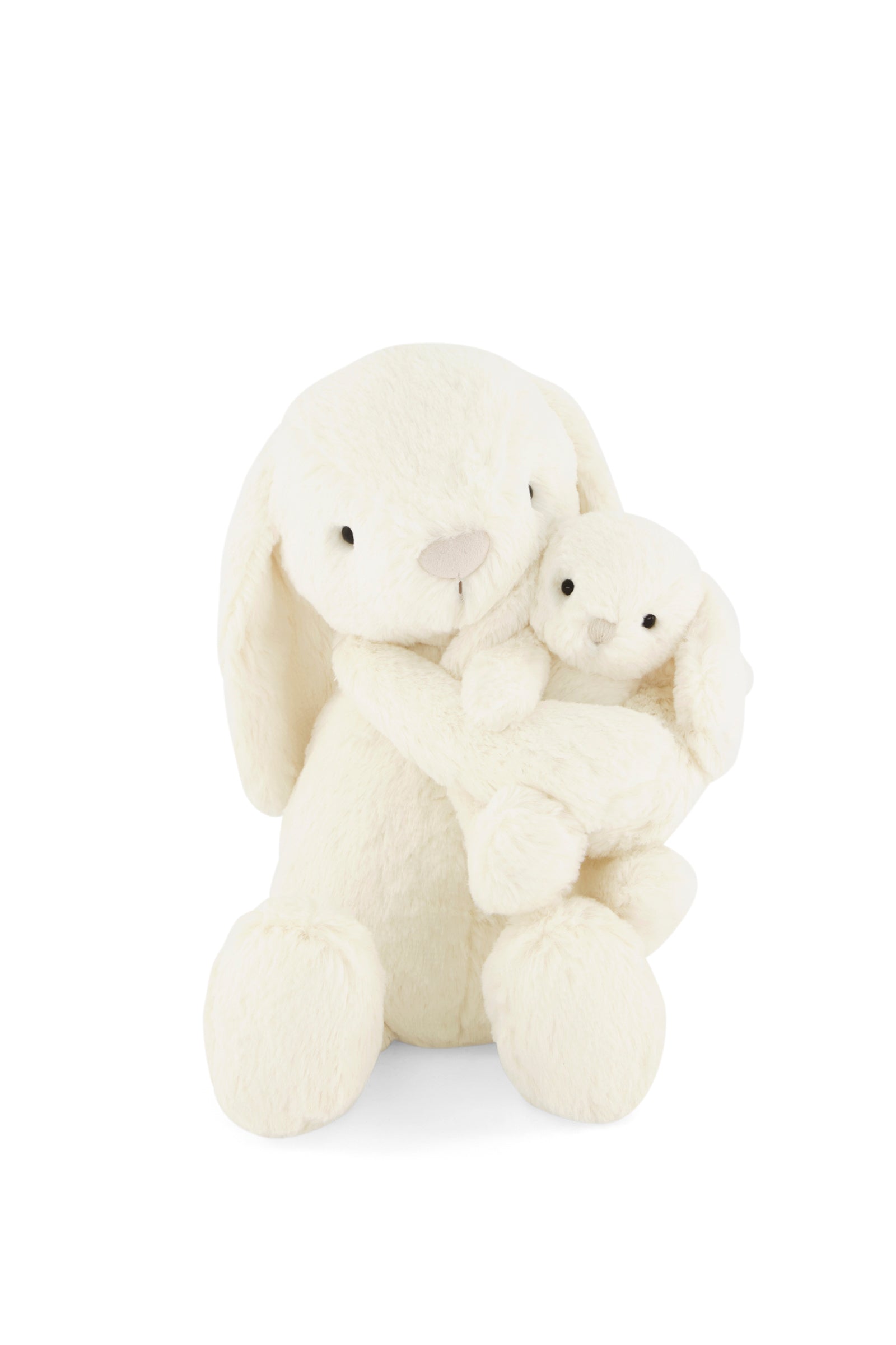 Snuggle Bunnies - Plush Frankie The Hugging Bunny - Marshmallow  - 30cm - Toyworld NZ