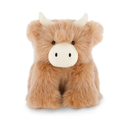 Snuggle Bunnies Hilda the Highland Cow Caramel - 20cm Plush soft toy