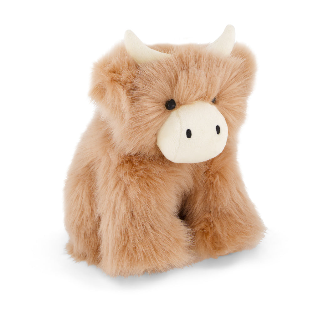 Snuggle Bunnies Hilda the Highland Cow Caramel - 20cm Plush soft toy