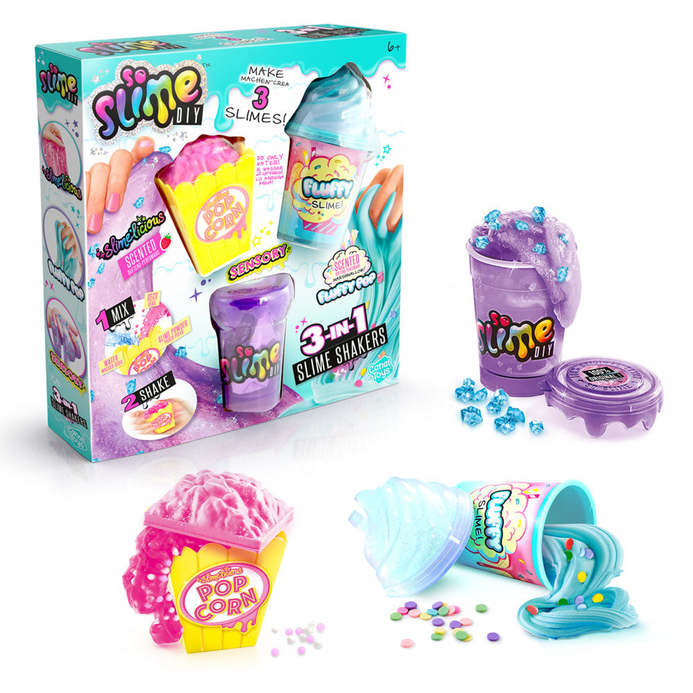 So Slime DIY 3 in 1 Slime Shakers set