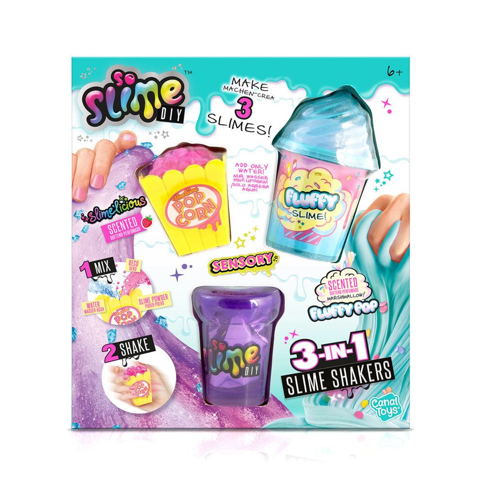 So Slime DIY 3 in 1 Slime Shakers set