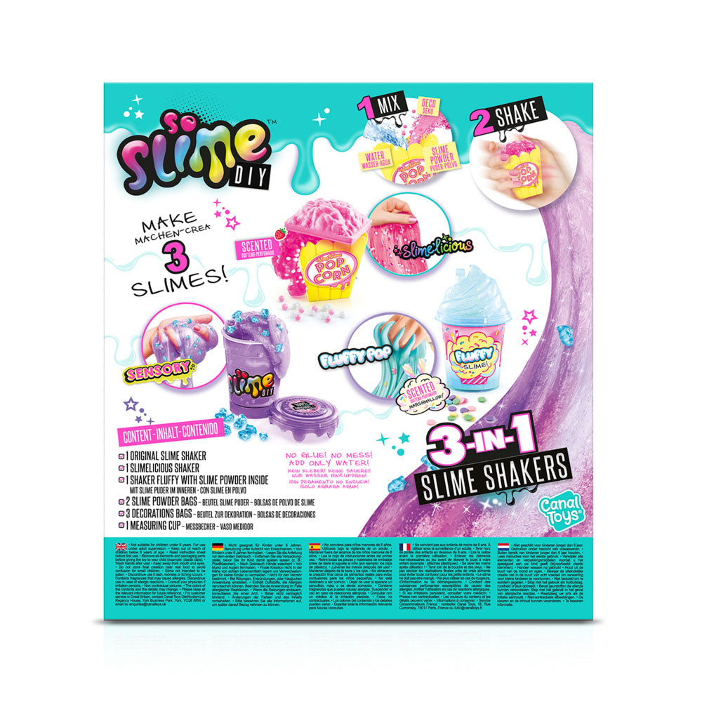 So Slime DIY 3 in 1 Slime Shakers set