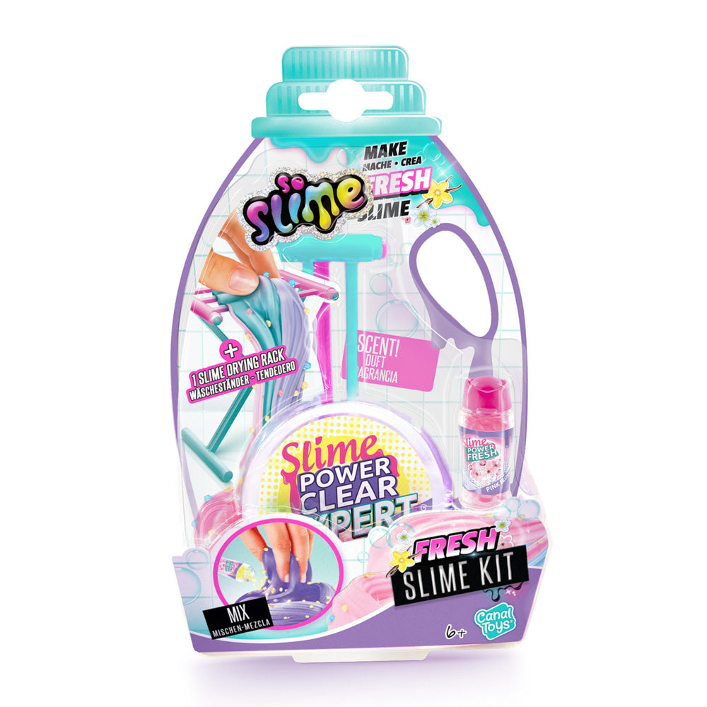 So Slime DIY Fresh Scent Slime Kit Assorted Styles with drying rack