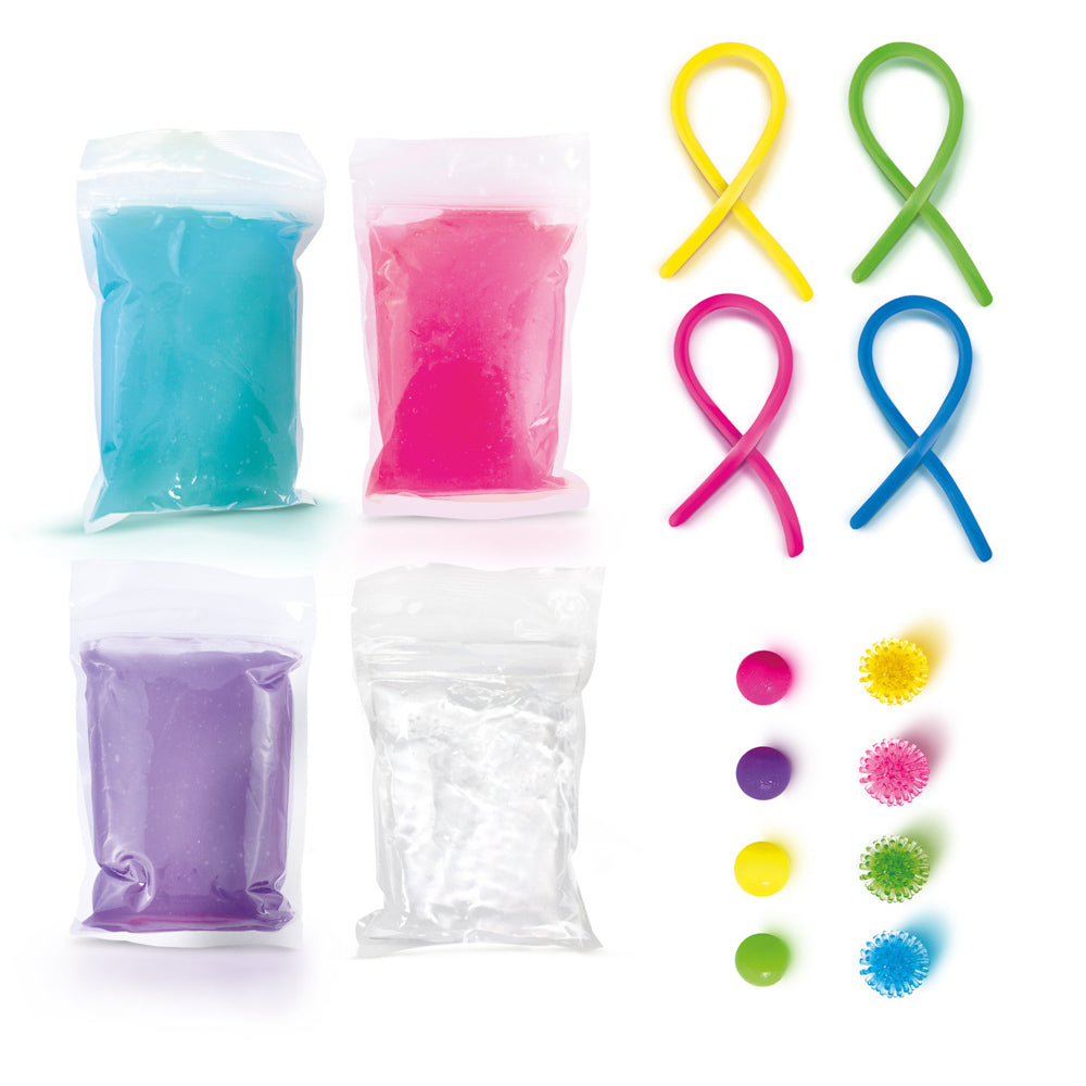 Child playing with the So Slime Fidget! Slime Kit