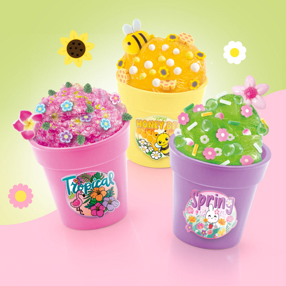 So Slime Flower Pot Sensory Toy - 3 Pack