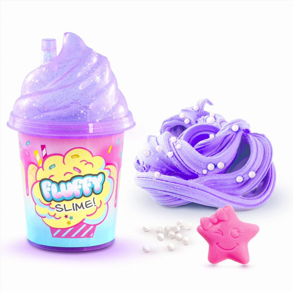 So Slime Fluffy Pop Slime Shaker DIY sensory slime purple