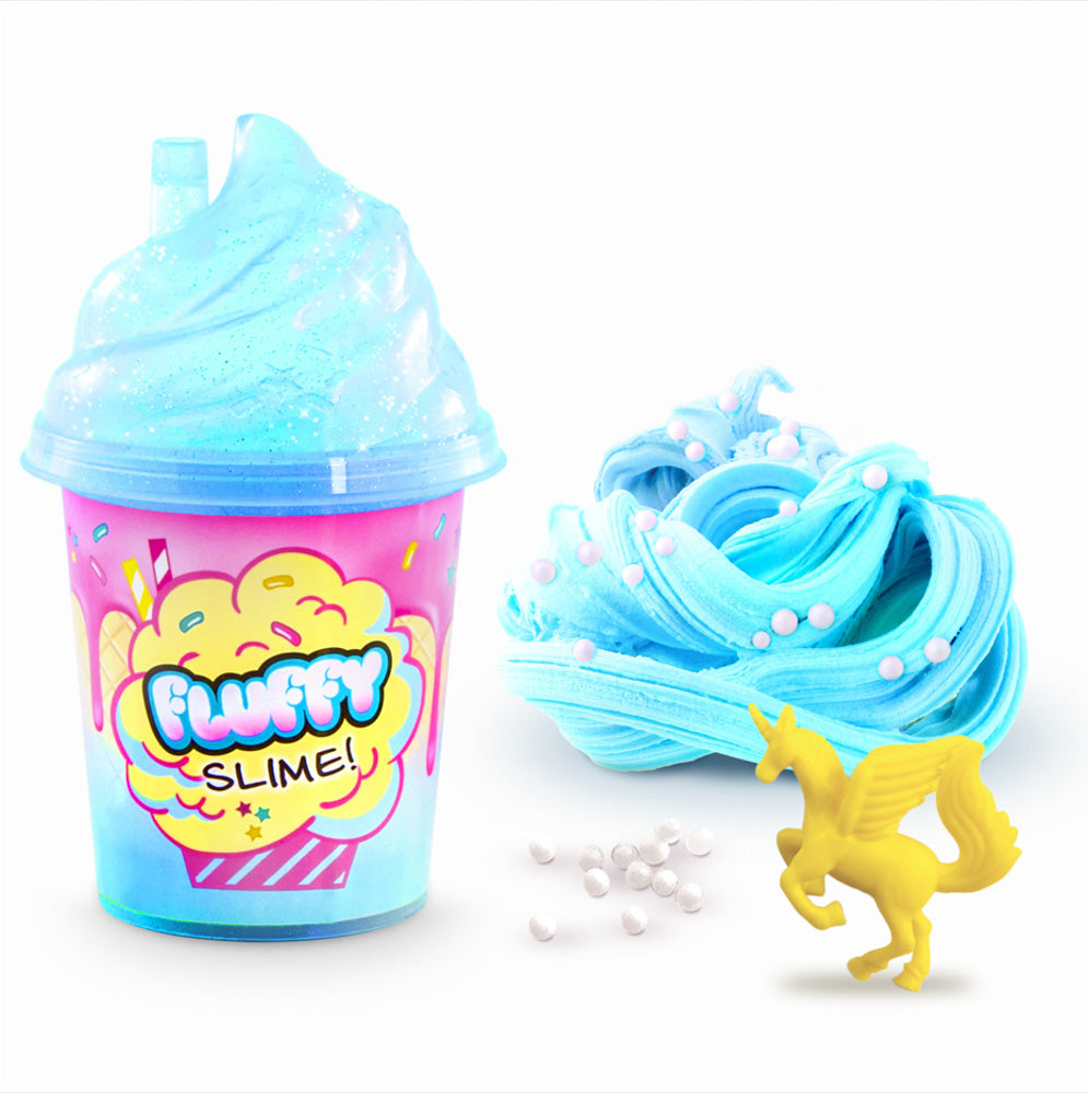 So Slime Fluffy Pop Slime Shaker DIY sensory slime blue