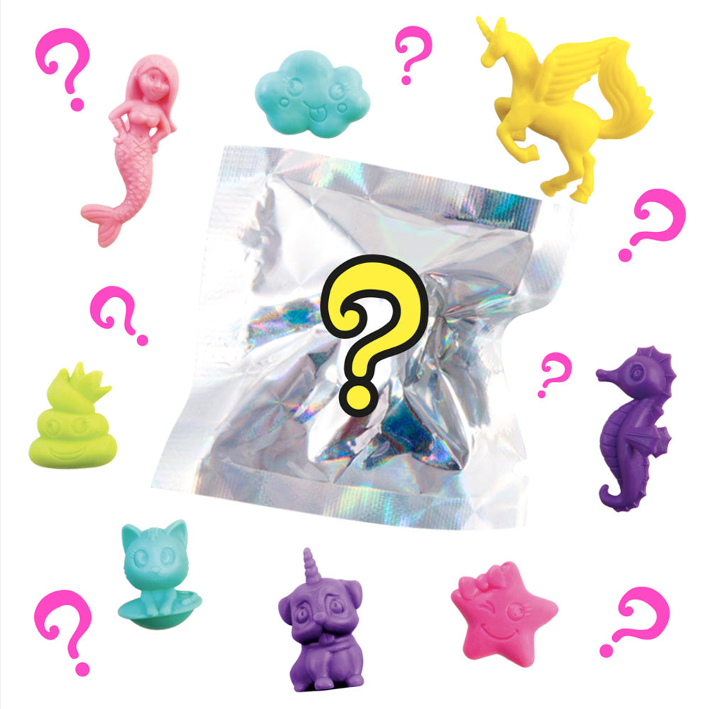 Mystery accessories included with the So Slime Fluffy Pop Slime Shaker DIY sensory slime