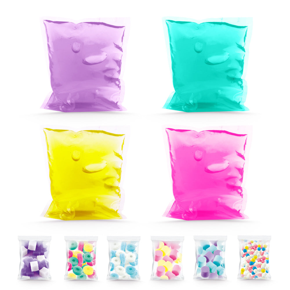 4 colours in the So Slime Mega Slime Bucket Assorted Styles