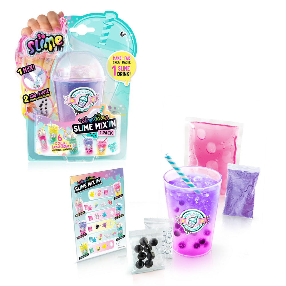 So Slime Mix'In Drink Single Pack Assorted Styles Kit