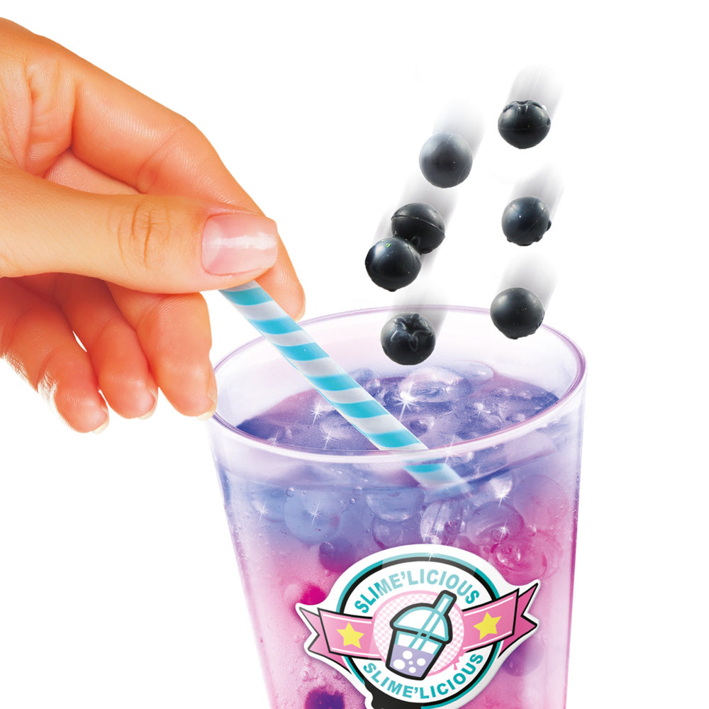 Add beads to your So Slime Mix'In Drink Single Pack Assorted Styles kit