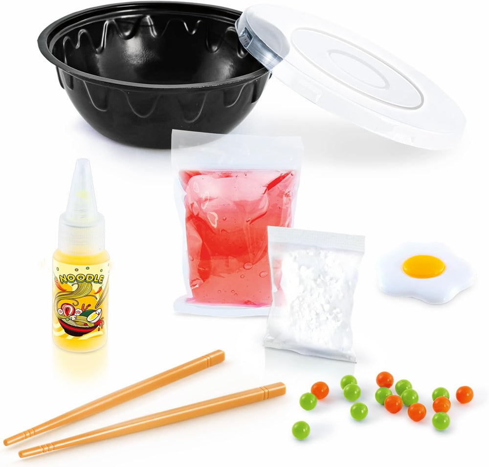Contents of the So Slime Ramen Slime Kit