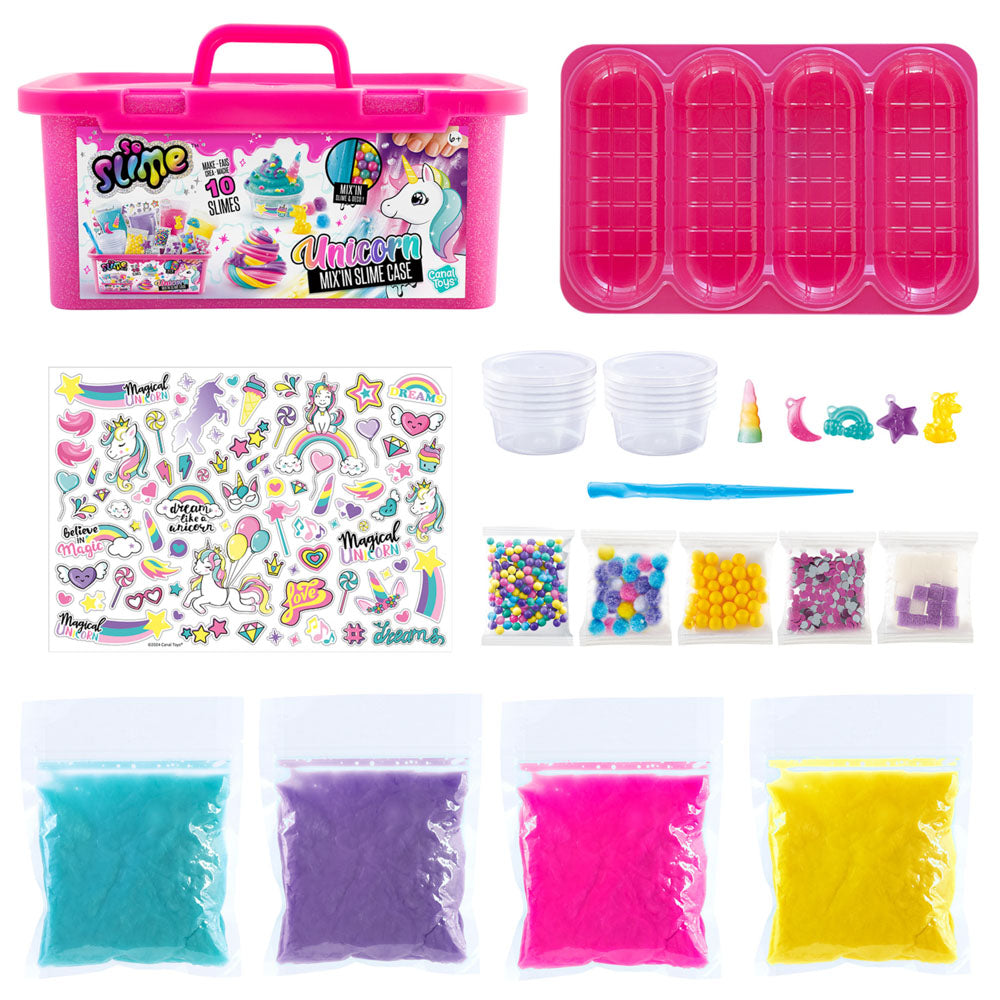 Accessories in the So Slime Unicorn Mix’ In Slime Case