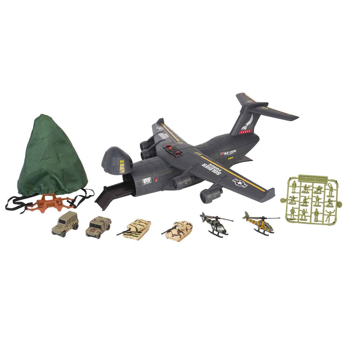 Soldier Force Skyhawk Plane Playset toys.