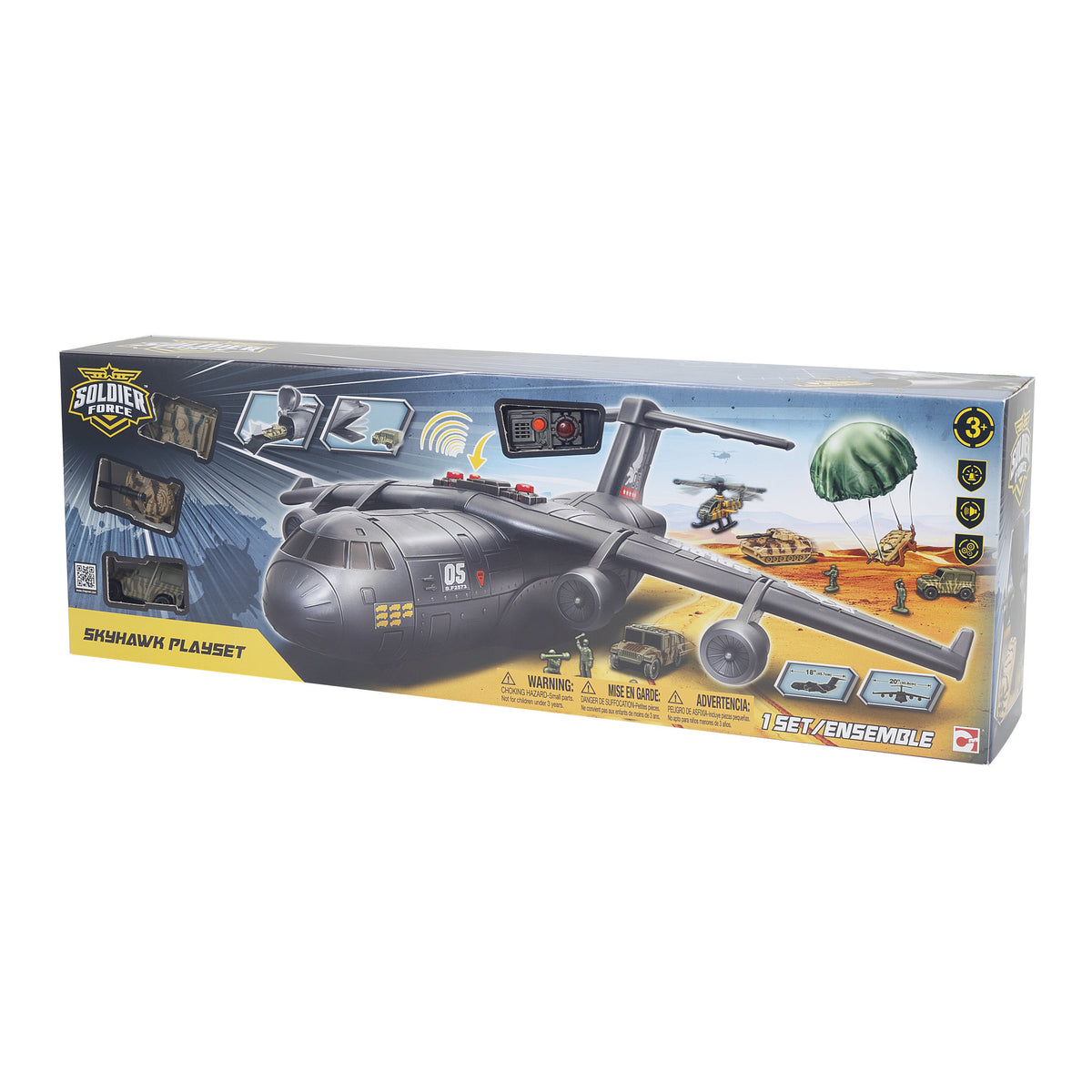 Soldier Force Skyhawk Plane Playset toys.