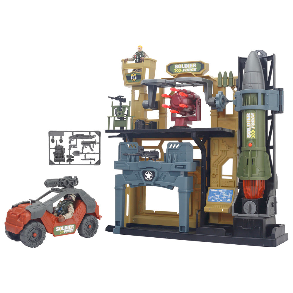 Soldier Force Missile Rocket Cannon Command Hub Playset