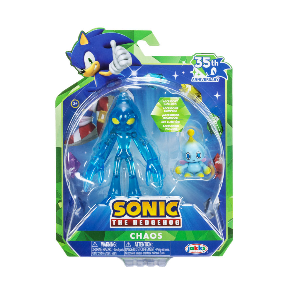 Sonic the Hedgehog 35th Anniversary 4 Inch Action Figure - Chaos toy.