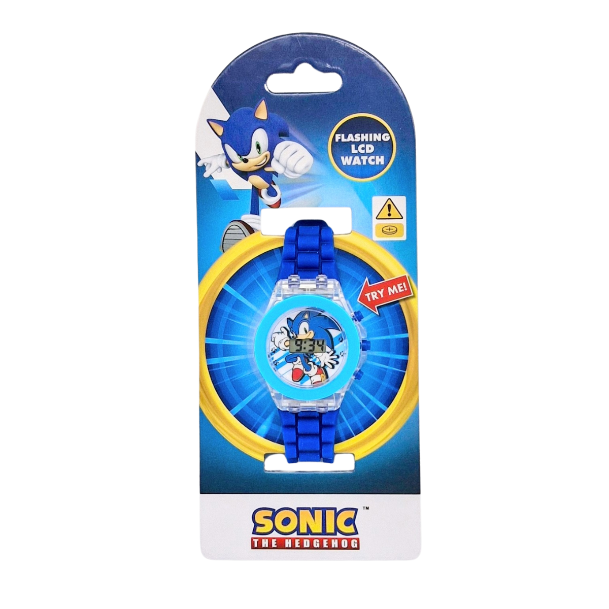 You Monkey Light Up Digital Watch - Sonic The Hedgehog