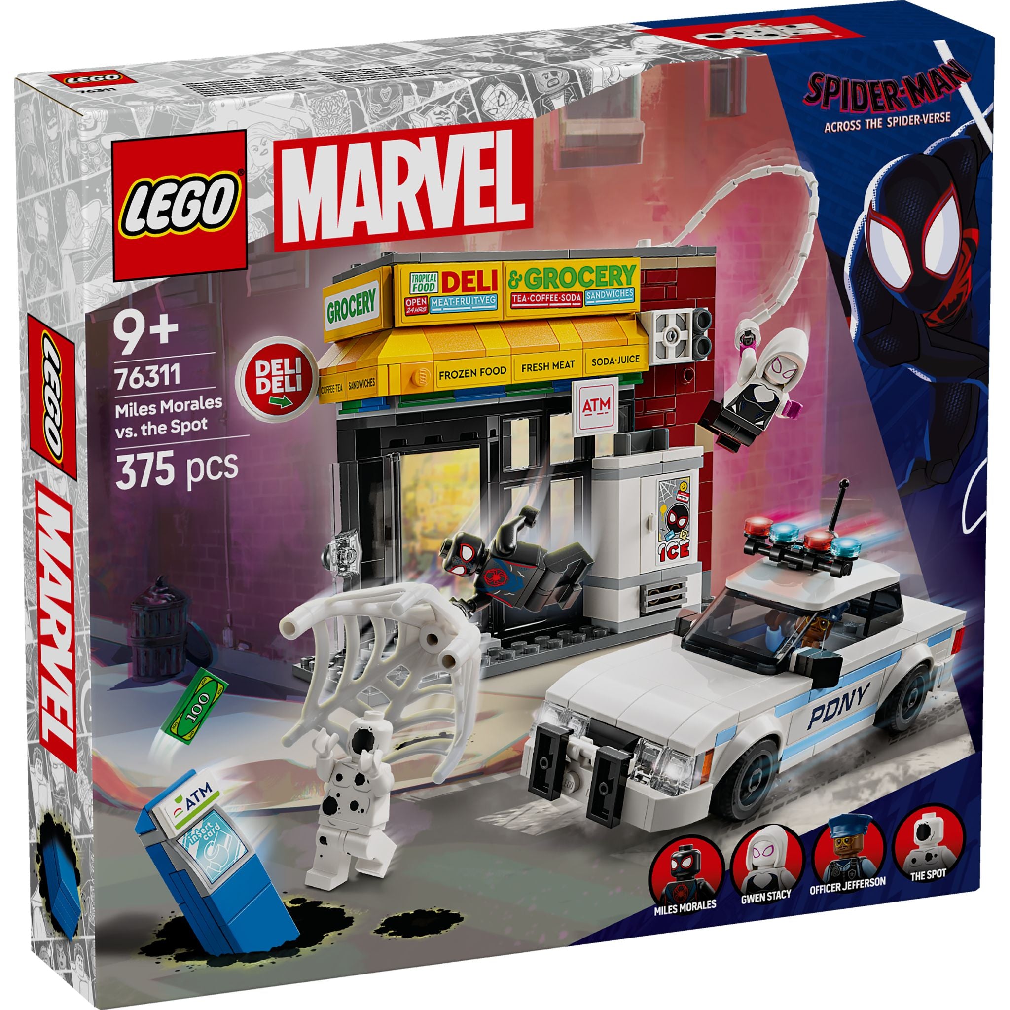 LEGO 76311 Marvel Super Heroes Spider-Verse: Miles Morales vs. The Spot