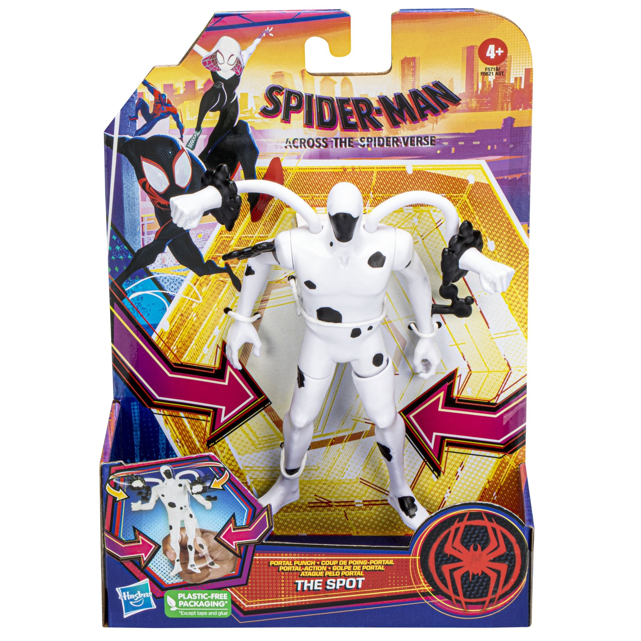 Marvel Spider-Man Across The Spider-Verse Deluxe Figure Portal Punch The Spot