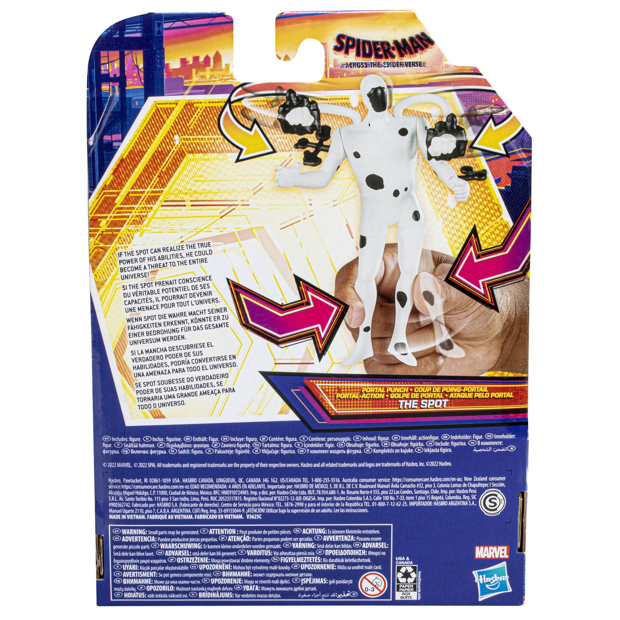 Marvel Spider-Man Across The Spider-Verse Deluxe Figure Portal Punch The Spot