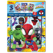 Spidey & His Amazing Friends 3 Pack Jigsaw Puzzles