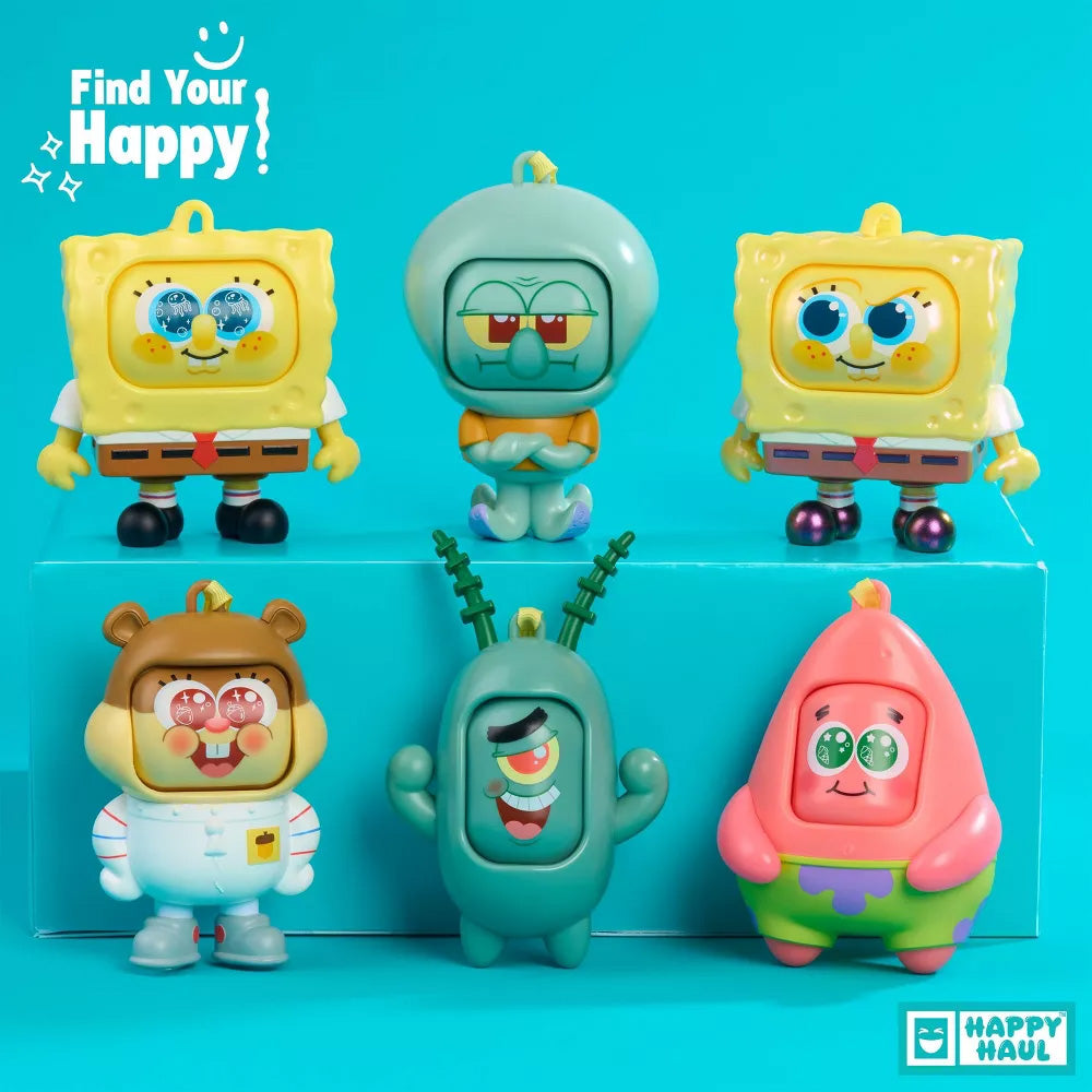 Spongebob Squarepants Many Mood Shifts Clip-On Fidget Figure Blind Box toy.