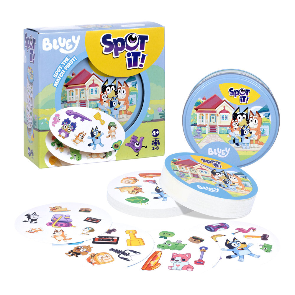 Spot It! Bluey card game for ages 4+