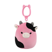 Squishmallows 3.5 Inch Series 25 Clip On Pollyanna The Cow