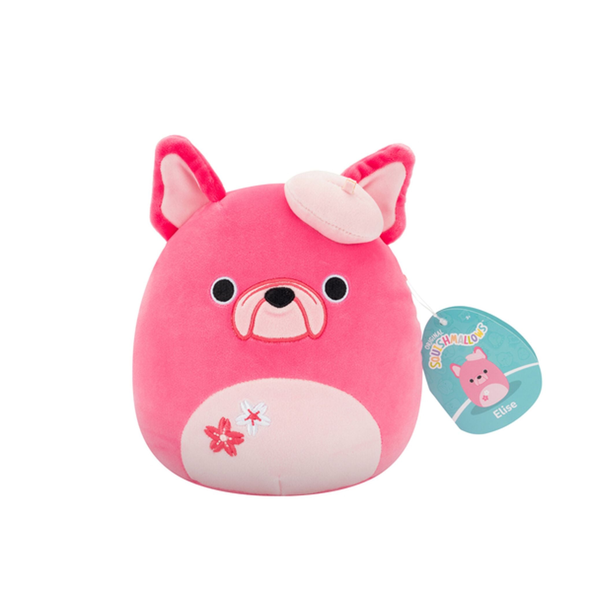 Squishmallows 7.5 Inch Series 23 Elise the Pink French Bulldog