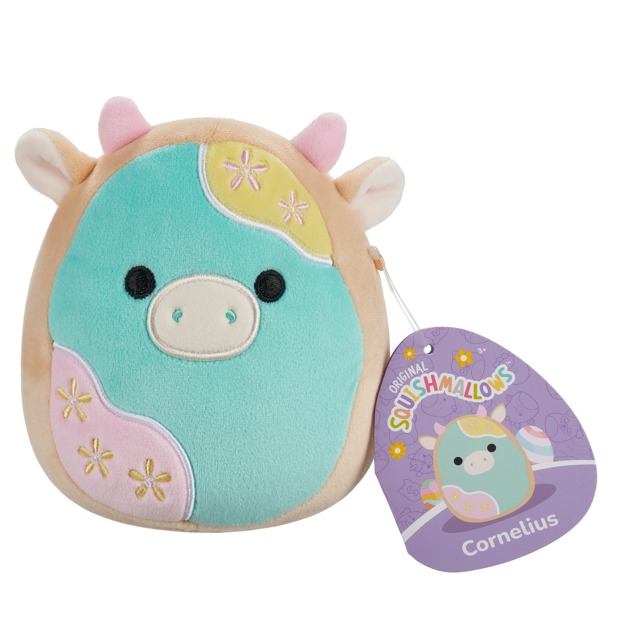 Squishmallows 5 Inch Little Plush Easter Cornelius the Cookie Cow