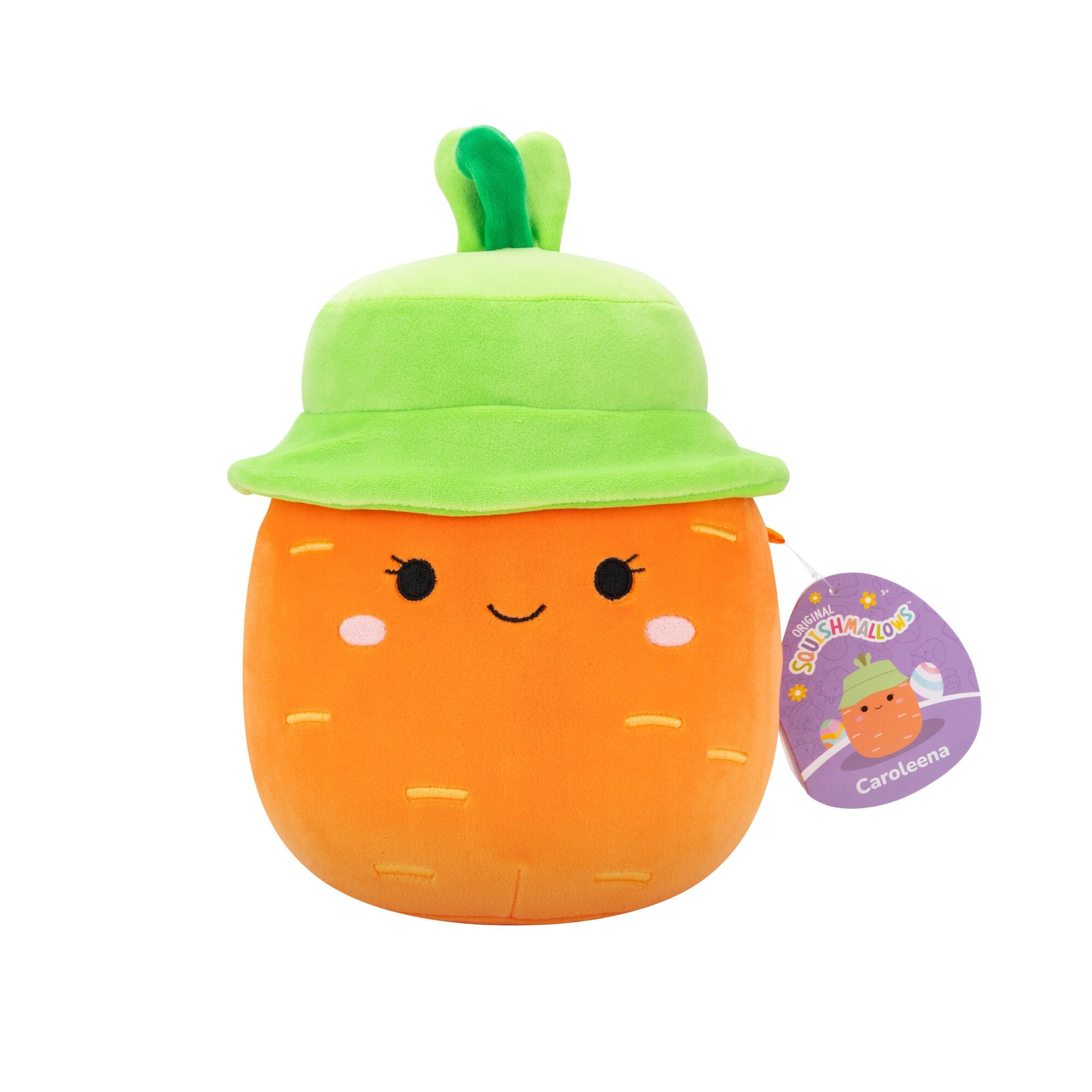 Squishmallows 7.5 Inch Little Plush Easter Caroleena the Orange Carrot