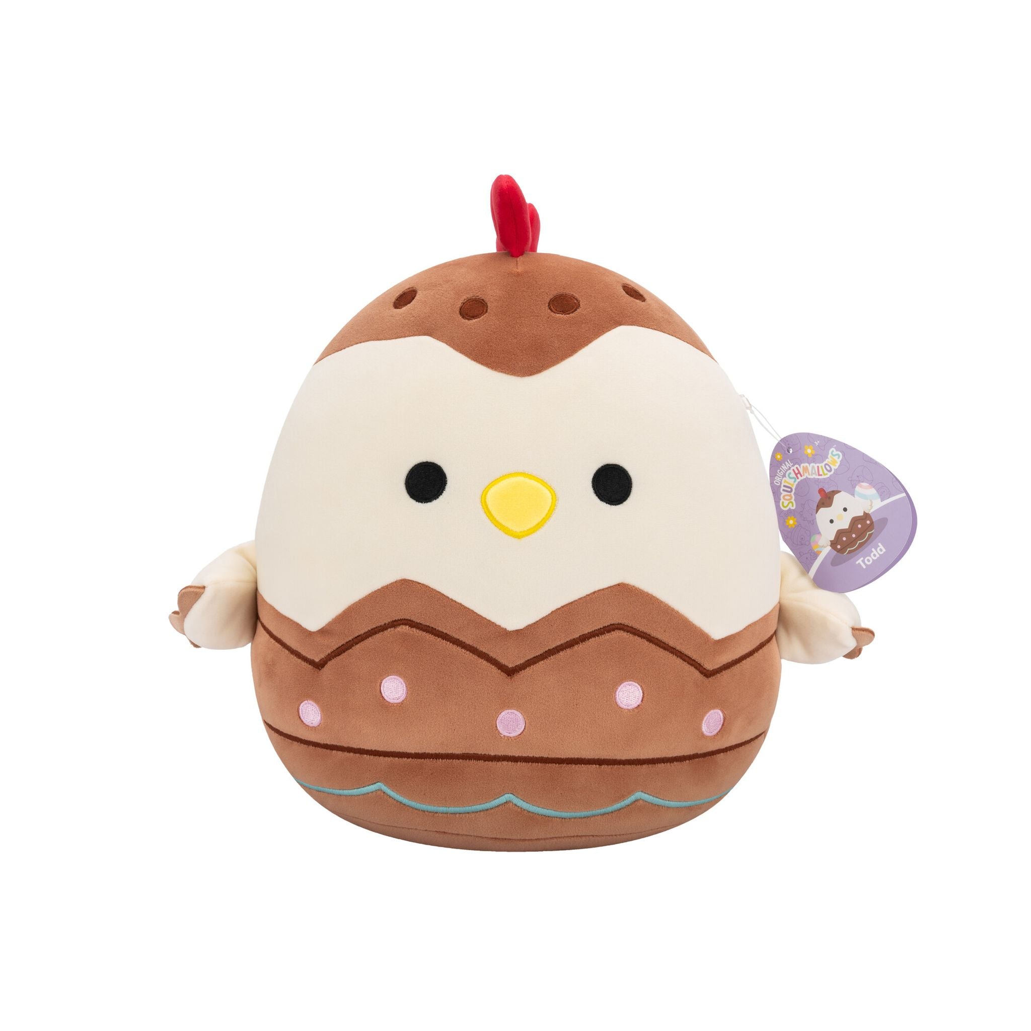 Squishmallows 12 Inch Large Plush Easter Fusion-Todd the Rooster
