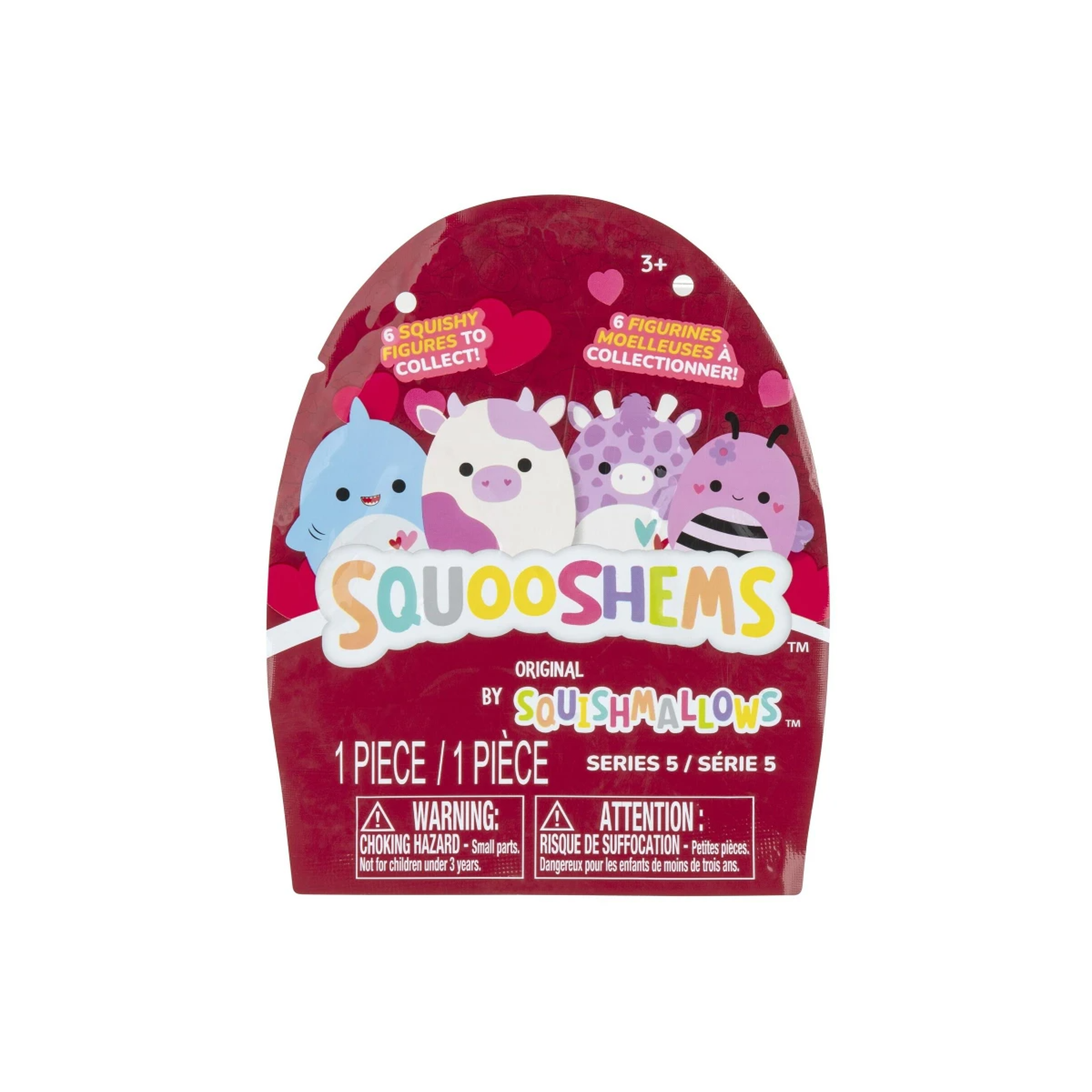 Squishmallows 2.5 Inch Squooshems Season Valentines Blind Pack Assortment
