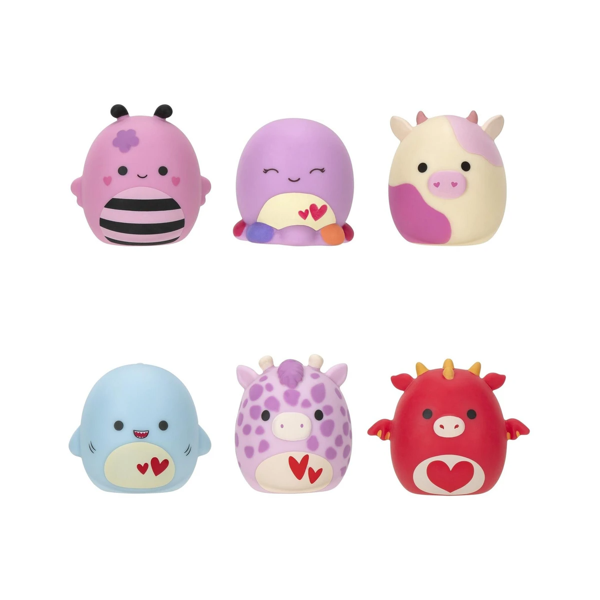 Squishmallows 2.5 Inch Squooshems Season Valentines Blind Pack Assortment