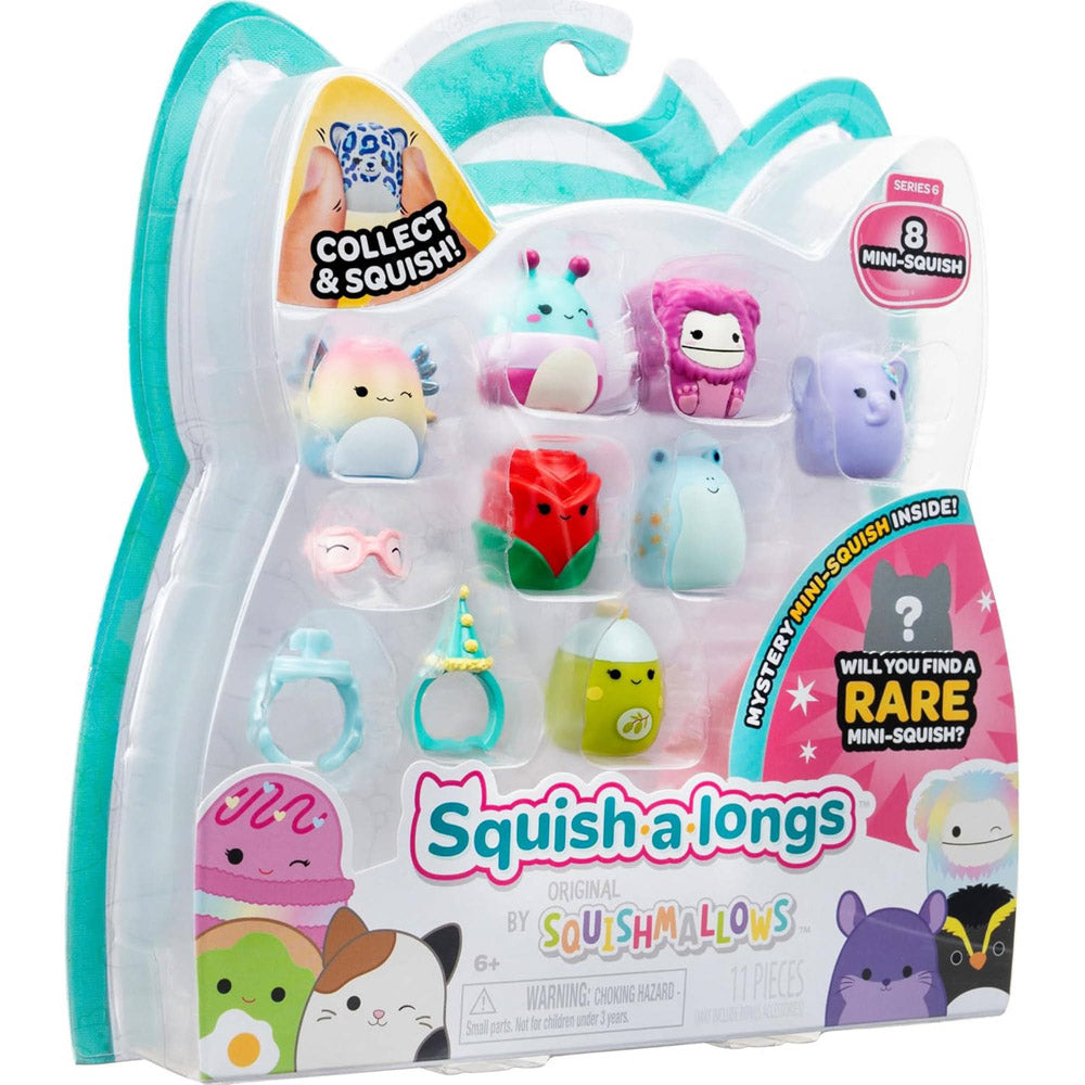 Squishmallows Squish-a-longs 8 Pack (Wave 6, Style 2) Toys.