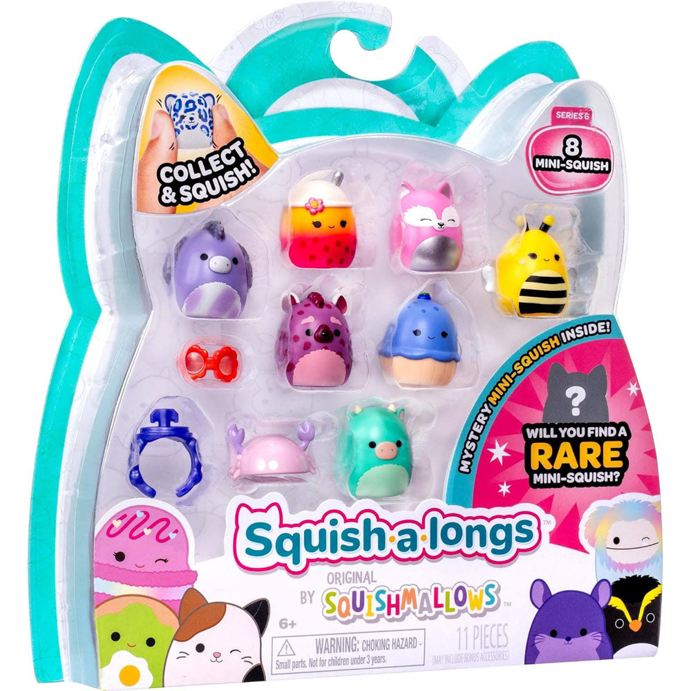 Squishmallows Squish-a-longs 8 Pack (Wave 6, Style 3) Toys.