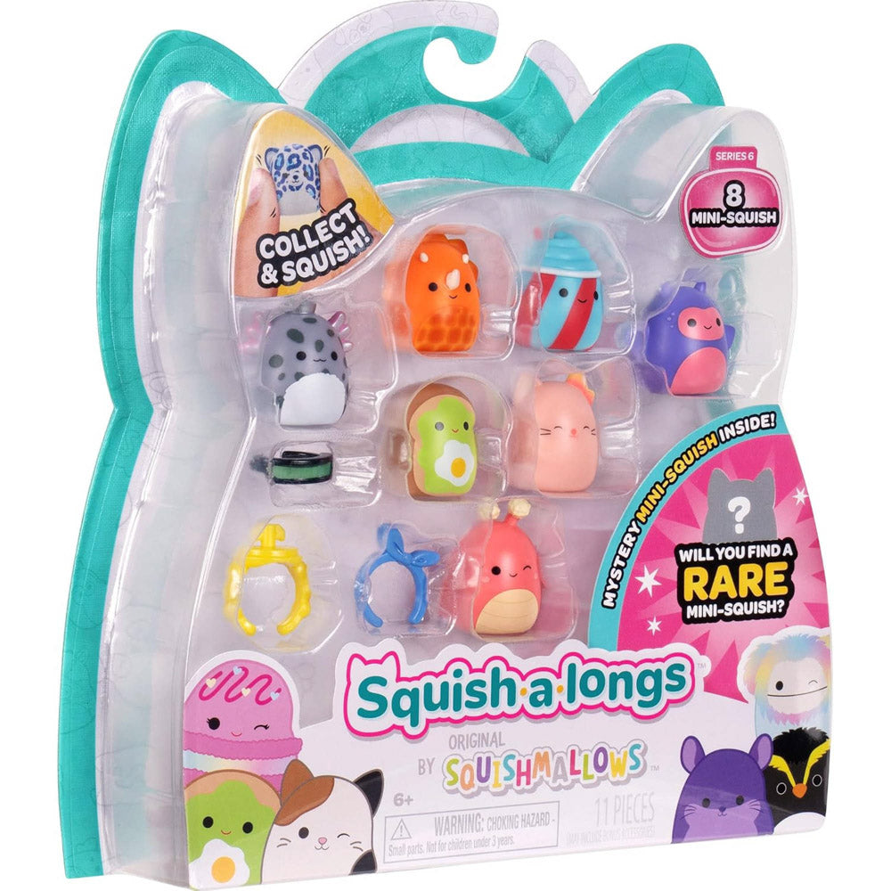 Squishmallows Squish-a-longs 8 Pack (Wave 6, Style 4) Toys.