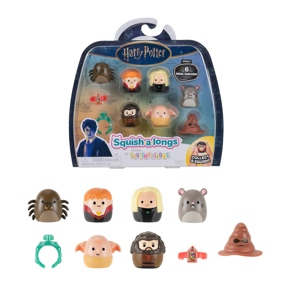 Squishmallows Squish-a-longs Harry Potter Ron Weasley 6 Pack Assortment.