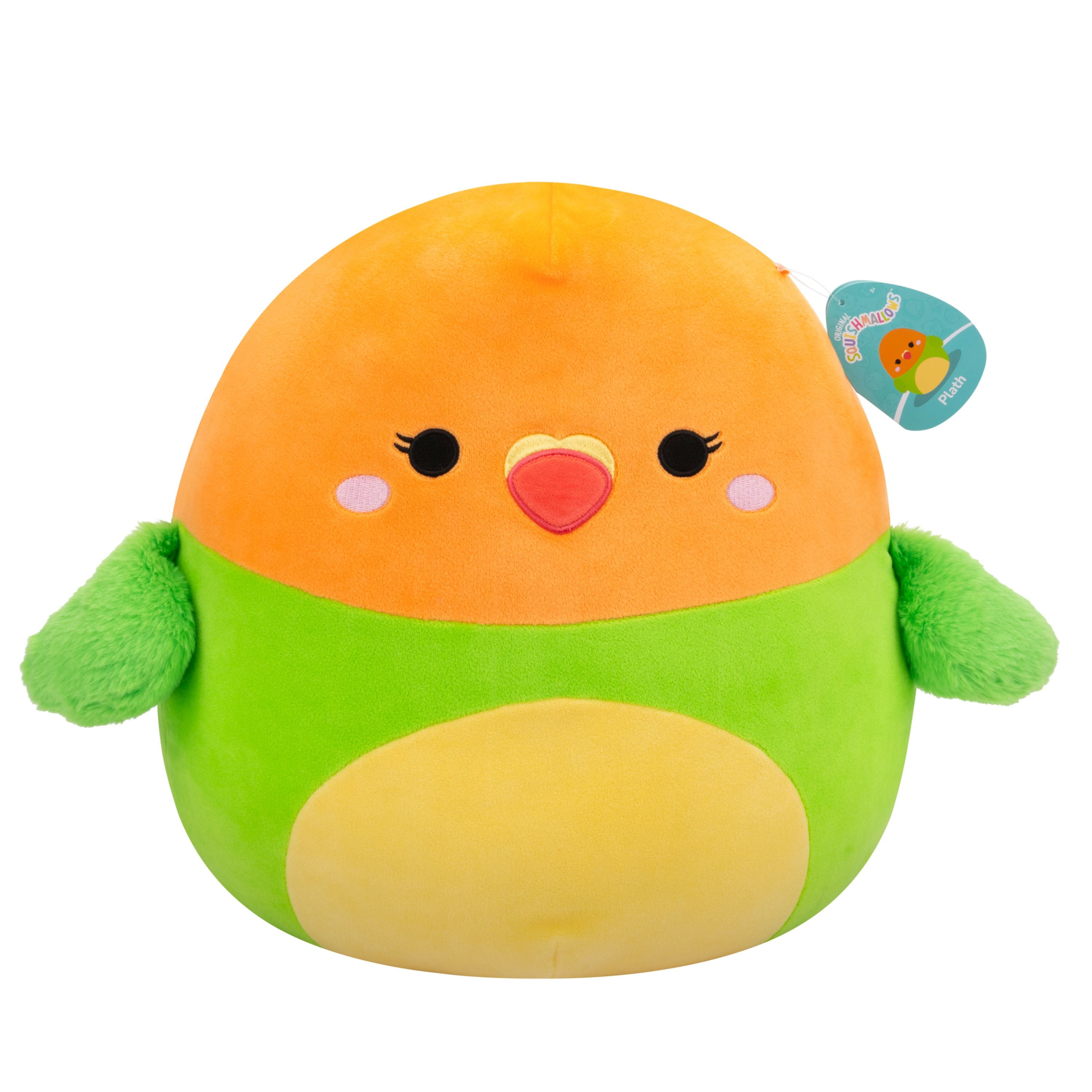 Squishmallows 14 Inch Plush S20 Plath Green And Orange Love Bird