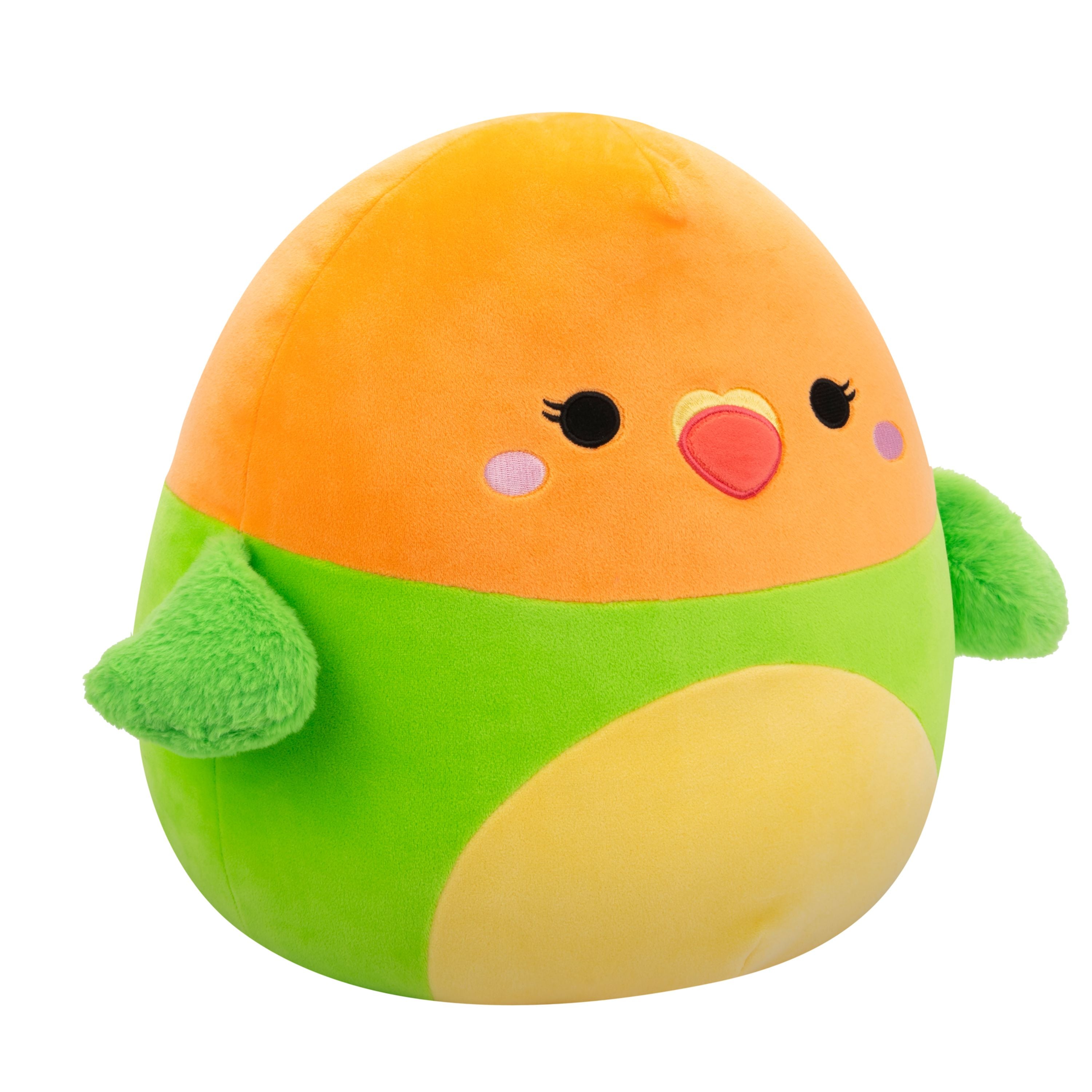 Squishmallows 14 Inch Plush S20 Plath Green And Orange Love Bird
