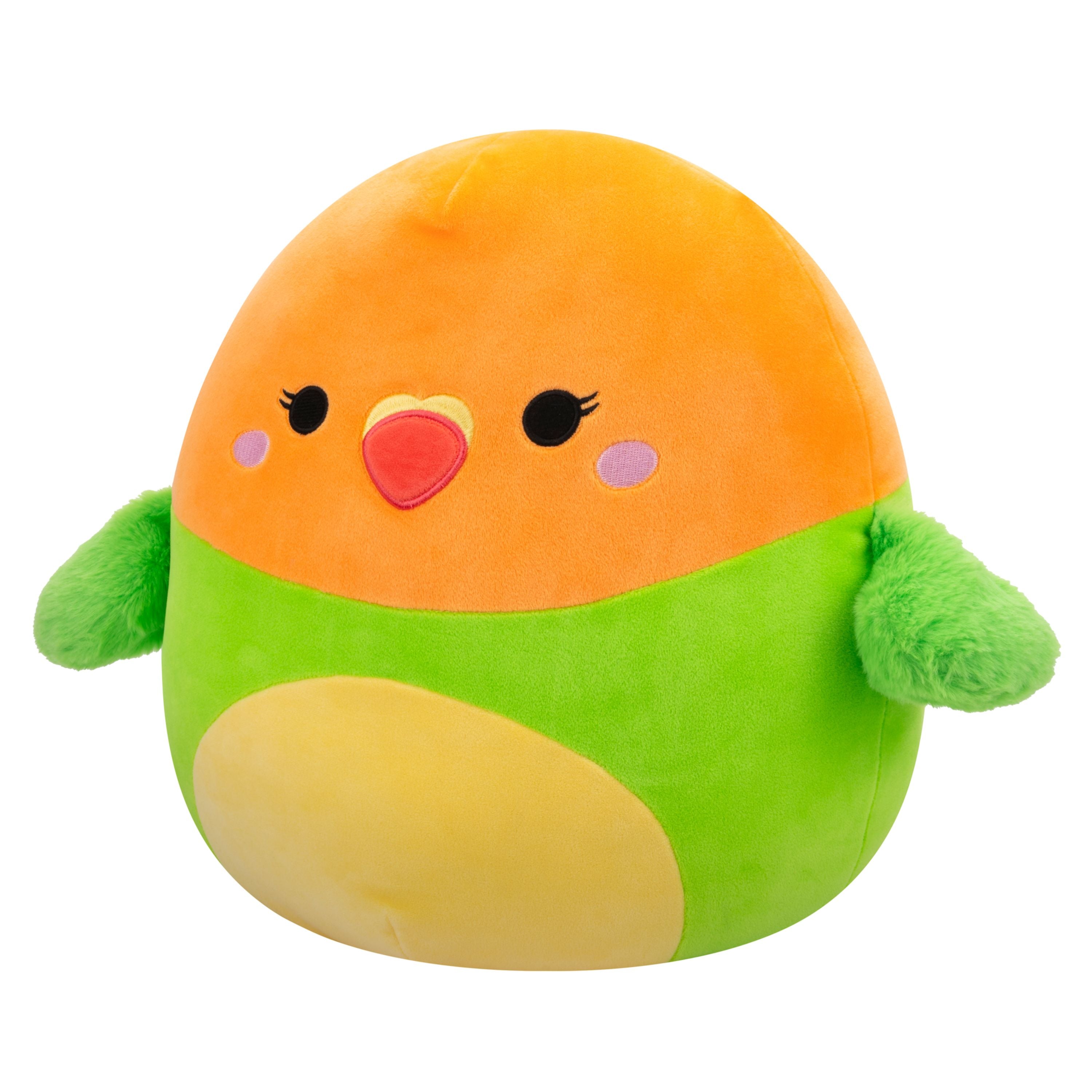 Squishmallows 14 Inch Plush S20 Plath Green And Orange Love Bird