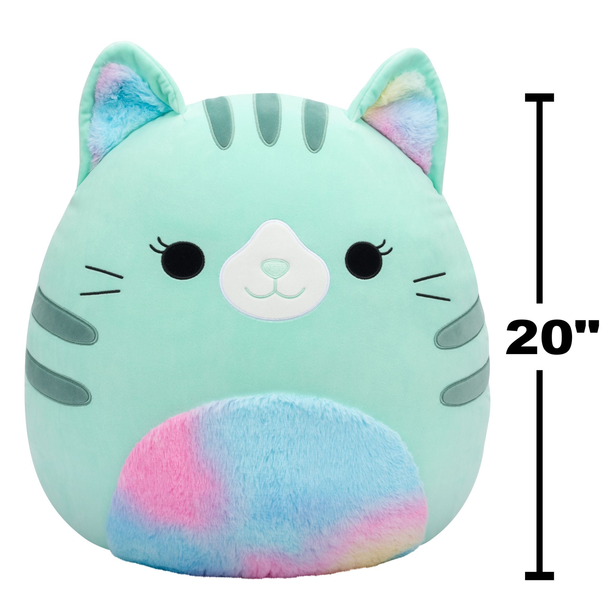 Squishmallows 20 Inch Plush Corinna Teal Cat – Toyworld NZ